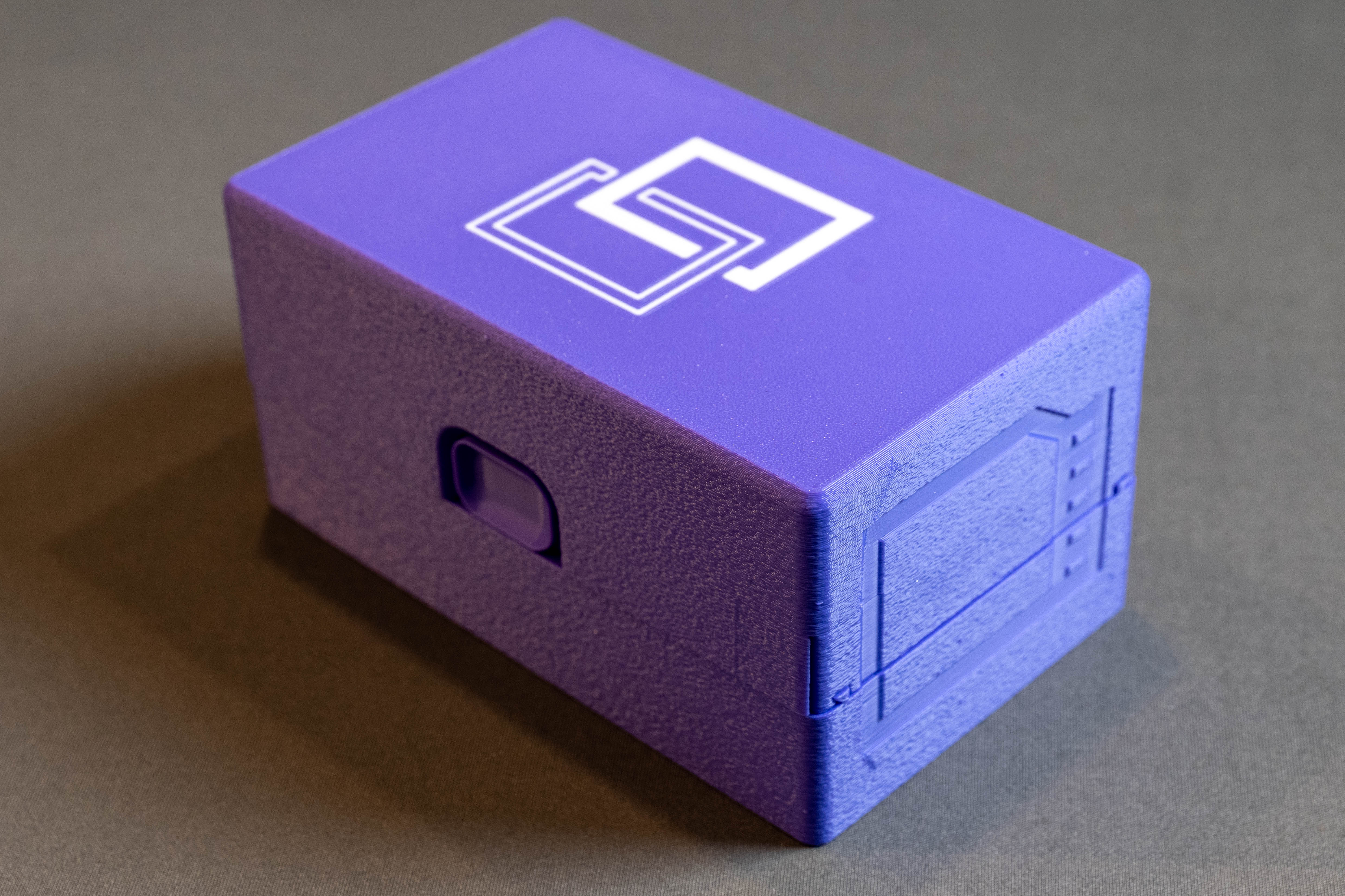 Prototype 3D printed poker chip storage box