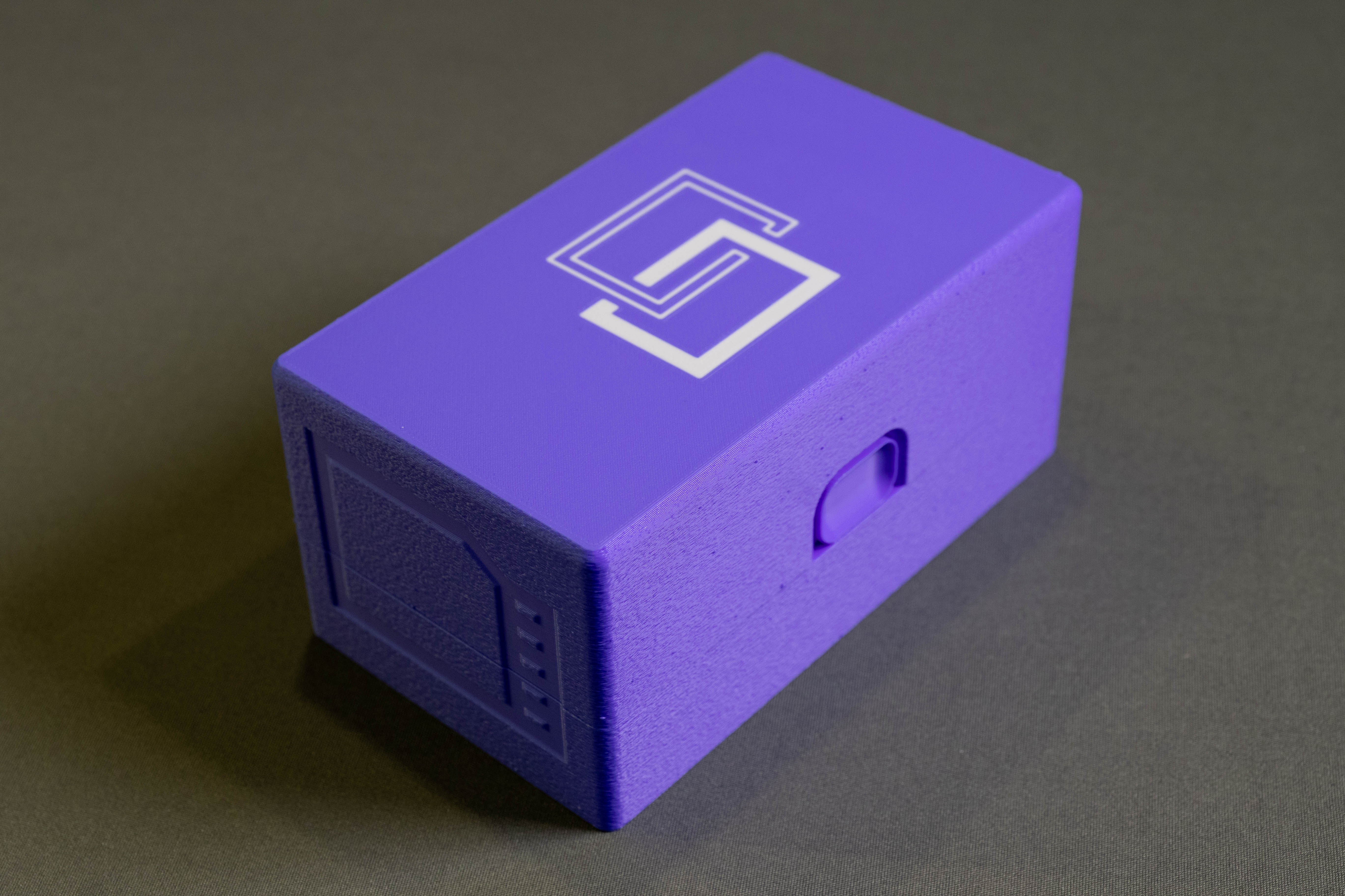 Purple basic storage box